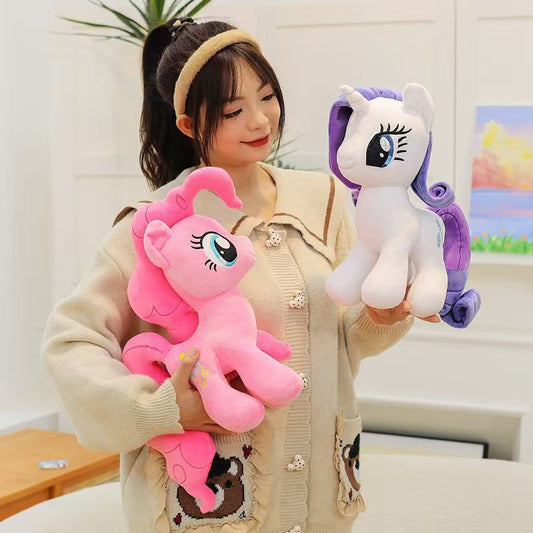 Cartoon Rainbow Pony Poly Unicorn Plush Toy Pillow For Children Birthday Gift Grab Doll Doll