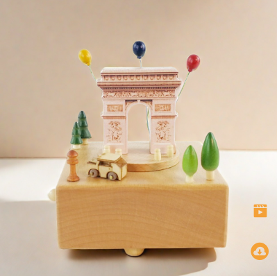 Wooden Music Box - Gift Giving - Sale