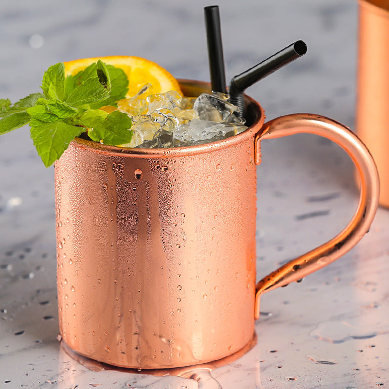 Copper Wine Glass Cocktail Mug Bar Cold Drink Pure Copper Cup