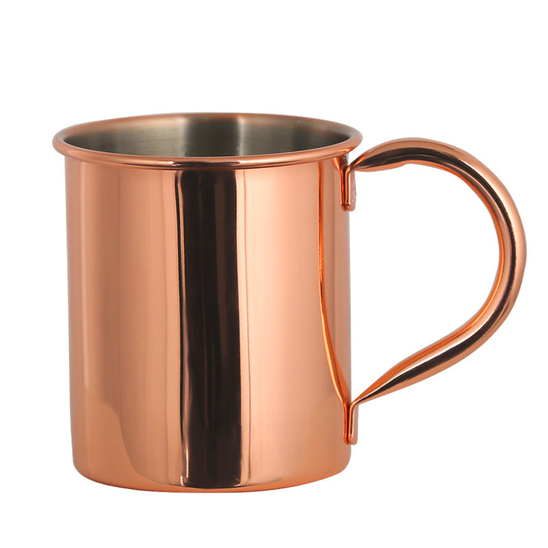 Copper Wine Glass Cocktail Mug Bar Cold Drink Pure Copper Cup