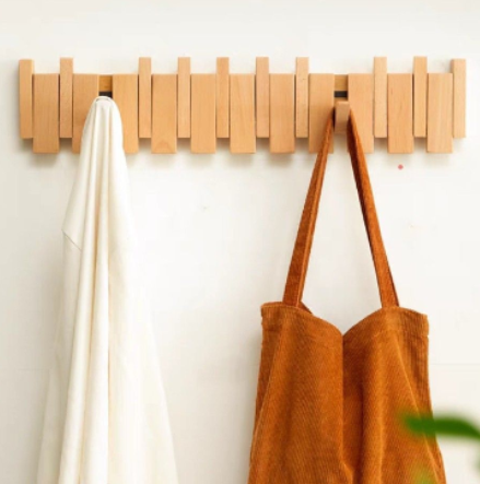 Wood Coat Hook - Home & Garden