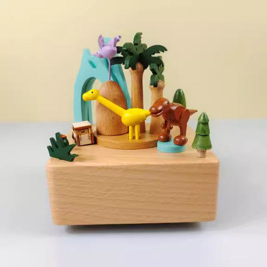 Wooden Music Box Roller Coaster Music Box Christmas New Year New Year New Year Spring Festival Gift Birthday Gift Holiday Gift