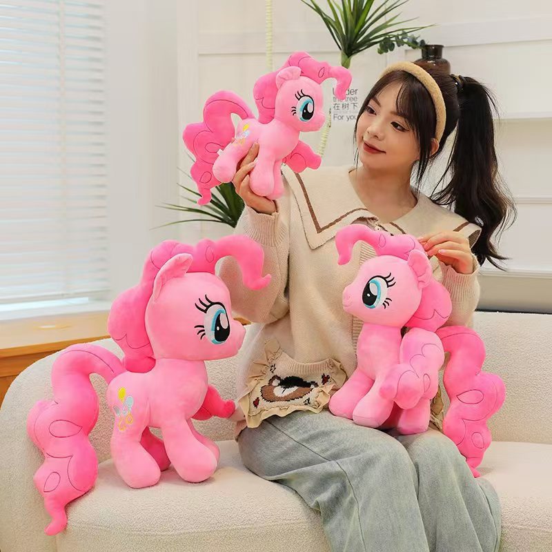 Cartoon Rainbow Pony Poly Unicorn Plush Toy Pillow For Children Birthday Gift Grab Doll Doll