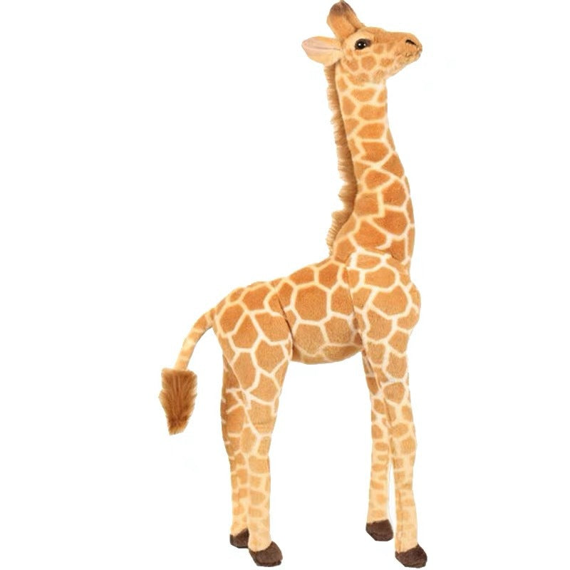 Simulation Giraffe Plush Toy Fawn Doll Standing Deer Doll Photography Props Company Decoration Children's Gift