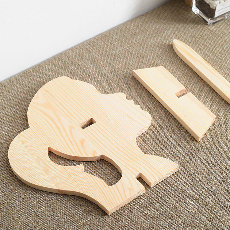 Sunglasses Shelf Display Stand Counter Glasses Storage Shelf Wooden Headset Desktop Glasses Bracket For Boys And Girls