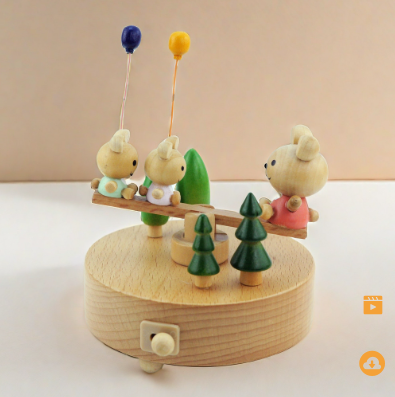 Wooden Music Box - Gift Giving - Sale