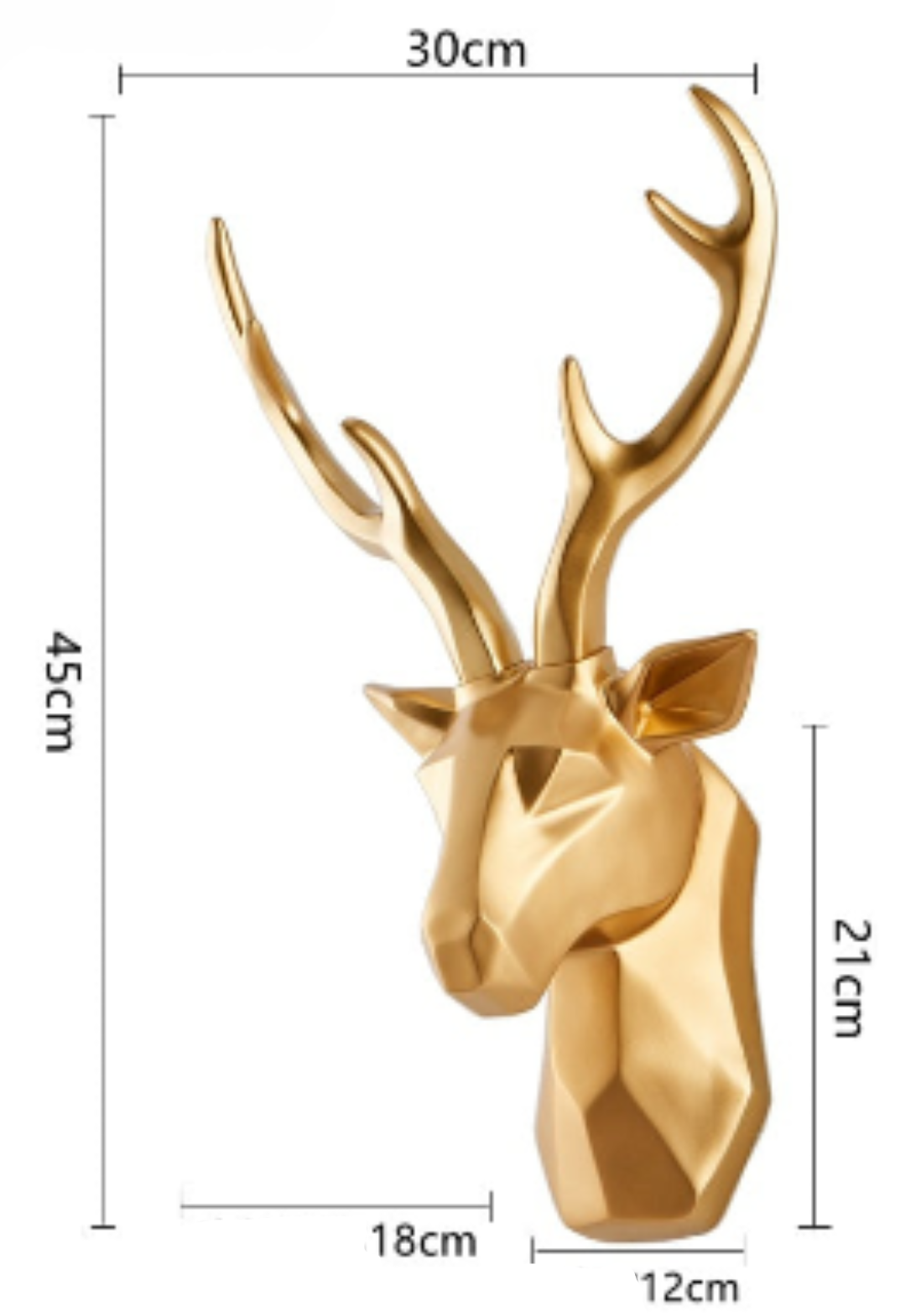 Deer Head - Wall Hanging - Home & Garden