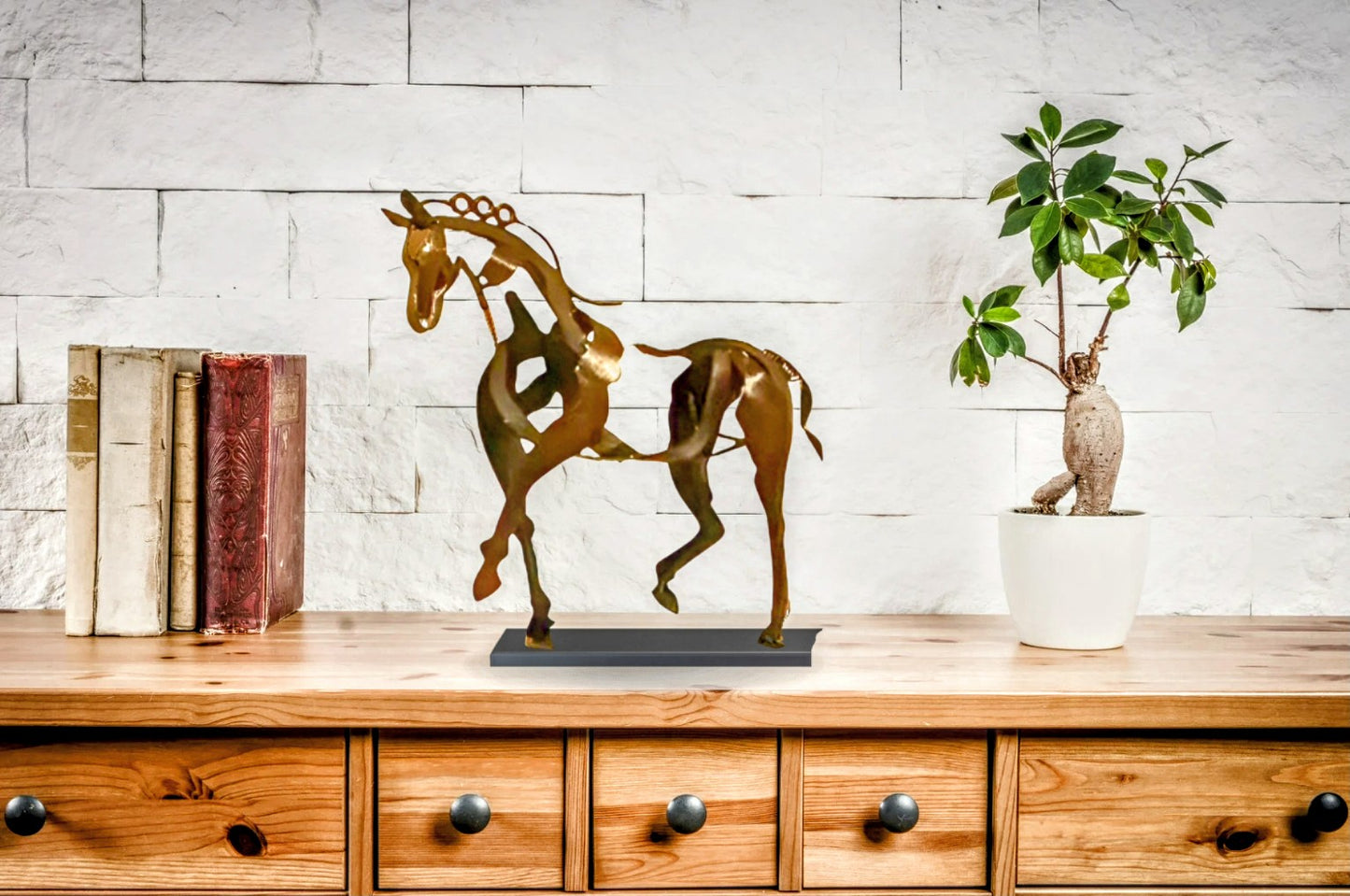 Horse Sculpture Metal - Gift Giving